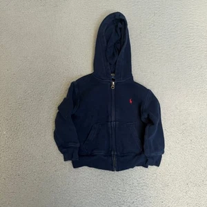 Polo Ralph Lauren Hoodie Toddler Size 2T Blue Full Zip - Picture 1 of 8