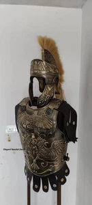 Römischer Reenactment-Kürass – Messingadler-Brustpanzer, mittelalterliche Rüstun - Bild 1 von 6