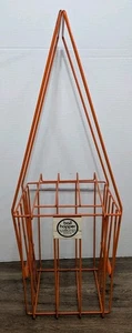 Gamma Orange Metal Tennis Pickle Ball Hopper Caddy Collection Basket Vintage - Picture 1 of 7