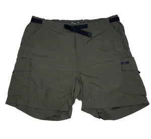 REI Shorts Damen 16 grün Cargotaschen Gürtel Outdoor Wandern Camp UPF 50+ Damen - Bild 1 von 4