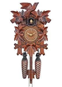 HerrZeit by Adolf Herr Quartz Cuckoo Clock - The Traditional Vi.. AH 40/1 QM NEW - Picture 1 of 5