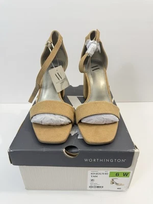 Sandalias Worthington Becklyn color tostado ancho talla 6W ENVÍO GRATUITO Foto 1 de 4