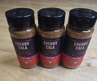 Fire & Smoke Society CHERRY COLA BBQ Rub, 6.7oz, BB 11/27, Lot of 3 - Image 1 of 4