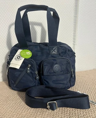 Kipling Defea Umhängetasche Umhängetasche dunkelblau neu mit Etikett HB7355 groß - Bild 1 von 4