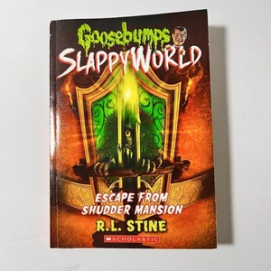 R.L. Stine - SLAPPYWORLD - ESCAPE FROM SHUDDER MANSION - First Print 2018 - Picture 1 of 7