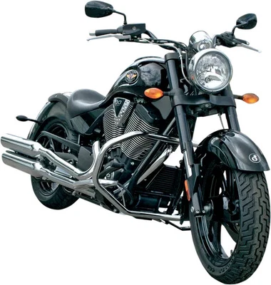 Protectores de motor Baron tamaño completo cromados para Victory Vegas 100 08-15 Foto 1 de 4