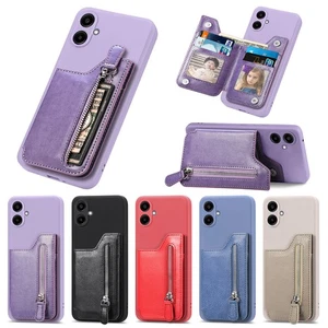 Zip Wallet Case Flip Stand Cover For Samsung A05 A06 A16 A15 A25 A35 A55 A56 A36 - Picture 1 of 17