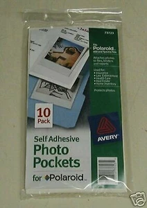 AVERY SELF ADHESIVE PHOTO POCKETS 73723 40 count Great for Scrapbooking - Picture 1 of 1