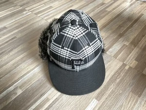 PIRATES Bufdog Black, White 7 3/8 New Era Faux Fur HAT - Picture 1 of 9