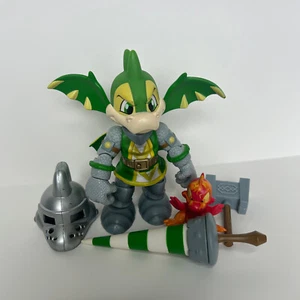 Neopets Legends of Neopia Scorchio Knight Warrior Figure - Foto 1 di 7