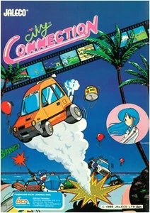 Póster publicitario promocional brillante City Connection Arcade sin marco A0871 - Imagen 1 de 6