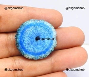 Piedra preciosa de cuarzo solar natural 30,00 quilates rebanada astrología Estados Unidos 26x25x5 mm - Imagen 1 de 8