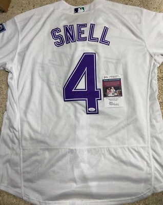Blake Snell Signed Autograph Auto Devil Rays Jersey JSA COA - Image 1 of 3