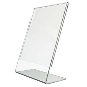 Acrylic Counter Poster Holder Perspex Leaflet Display Stand A3 A4 A5 A6 A7 A8 A9
