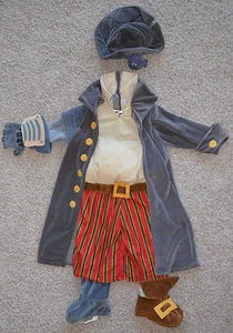 RARO Disney SM John Plata Pirata Cyborg Planeta del Tesoro Halloween Disfraz de Peluche - Imagen 1 de 9