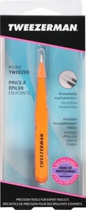 Tweezerman Tweezers with stainless steel tip Orange - Picture 1 of 3