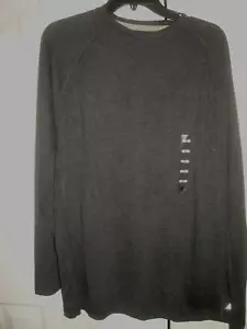 Mens Active Crew Shirt Size XL Nordic Track Pewter Wicking NWT - Picture 1 of 1