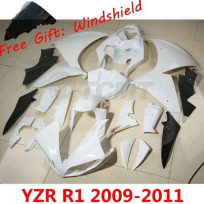 Kit de carrocería de carenado ABS sin pintar INYECCIÓN apto para Yamaha YZF-R1 YZFR1 98-11 Foto 1 de 4