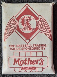 1995 California Angels Mother's Cookies Baseball Card Team Set - 28 Cards