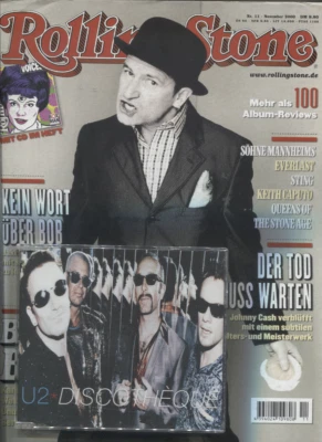 U 2 " DISCOTEQUE 5:08 / HOLY JOE 4:21 + 5:09" Maxi  CD 1997+ ROLLING STONE Nr.11 - Bild 1 von 4