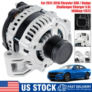 New 160Amp Alternator Fits 2011-2016 Chrysler 300 Dodge Challenger Charger 3.6L - Picture 1 of 9