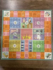 The Barbie Game Queen of the Prom Vintage Original 1960 Mattel replacement board