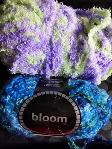 1 Sierra Pacific Crafts blu + filato senza marchio - filato di design verde viola - Foto 1 di 7