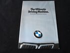 1982 BMW 528e 320i 633CSi 733i Sales Brochure M1 Warhol Art Car Pro-Car Catalog