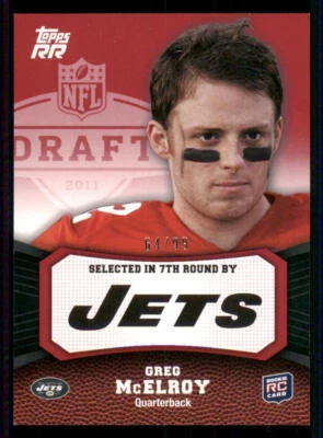 2011 Topps Rising Rookies Red #164 Greg McElroy /99 - Image 1 of 2