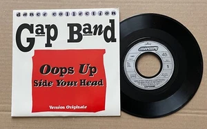 GAP BAND Oops up side your head FRENCH PROMO 7" 45 w/PS MERCURY 1341 (1990) MINT - Picture 1 of 2