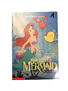 The Little Mermaid Walt Disney's Classic 1989 Junior Novelization VTG 1st Ed. PB - Foto 1 di 5