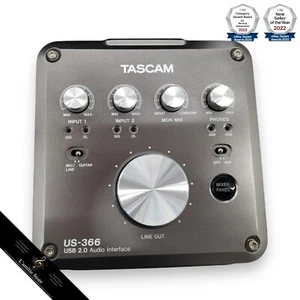 TASCAM US-366 4-In 6-Out 6-In 4-Out USB Audio Interface Digital Japan US366 JP - Bild 1 von 7