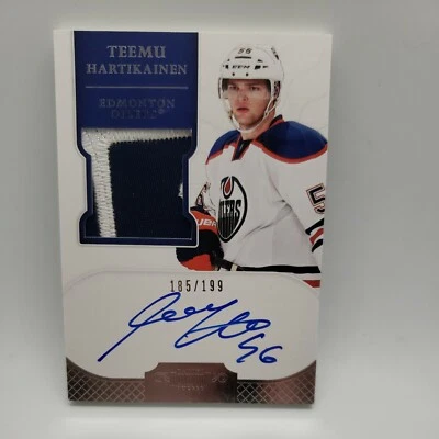 2011-12 Panini Dominion Teemu Hartikainen  Rookie Patch Auto /199 - #147 - Image 1 of 4