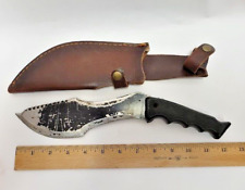 Tom Brown Style Rugged Survival Machete Knife Vintage 7 1/2" Serated Blade
