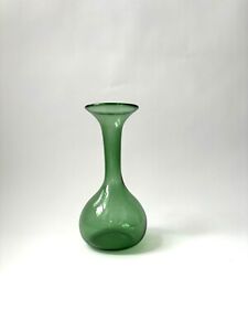 Vintage MCM Hand Blown Empoli XL Glass Vase