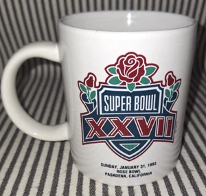 VTG 1993 DALLAS COWBOYS BUFFALO BILLS LA TIMES NFCChampions Super Bowl XXVII MUG - Picture 1 of 11