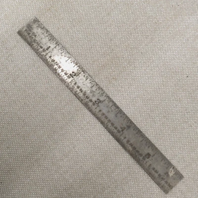 Brown & Sharpe Co Tempered Steel 6in Rule No4 Flat Straight - Image 1 of 3