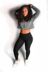 Clearance! American Made Women's Cozy Crop Hoodie - Soft, Comfy & Limited Stock - Picture 1 of 3