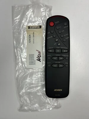Jensen 400A REM Remote Control, Black - OEM NOS for JMX-400 Stereo System - Image 1 of 2
