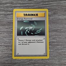 Shadowless Energy Removal Base Set 1999 92/102 Pokemon Card TCG