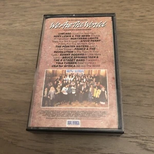 USA FOR AFRICA - WE ARE THE WORLD Vintage 1985 Cassette Tape Michael Jackson - Picture 1 of 5