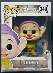 ¡Funko Pop + Protector! Disney #340 Blancanieves - Dopey ***Como nuevo*** - Imagen 1 de 12