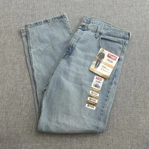 Wrangler Relaxed Fit Jeans Mens 40x32* Flex Waist Blue Work Comfort Solution NWT - Picture 1 of 10