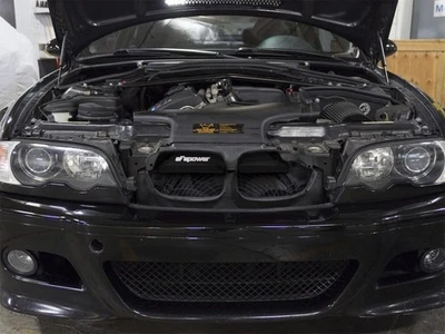 For 2001-06 BMW 3-Series/ M3 (E46) L6 aFe MagnumFORCE Intakes Scoops AIS - Black Foto 1 de 4