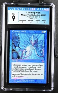 CUNNING WISH Judgment Foil Rare CGC 9 Q++ MTG [Nostalgium] - Picture 1 of 2