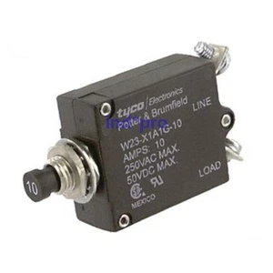1 Pc. New W23-X1A1G-10 Overload Protection Circuit Breaker 240VAC 50VDC 10A - Picture 1 of 1