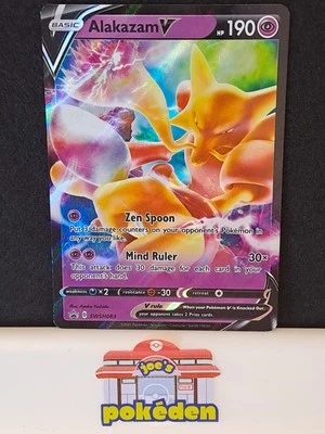 Alakazam V - SWSH083 - SWSH: Sword & Shield Promo NM Pokemon Card - Image 1 of 3