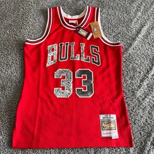 Mitchell & Ness Scottie Pippen NBA Chicago Bulls 75th HWC Swingman Jersey Sz M - Picture 1 of 11