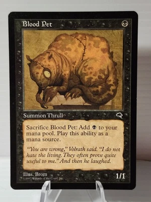x1 Blood Pet #109 NM Black Tempest MTG Magic The Gathering  - Image 1 of 2
