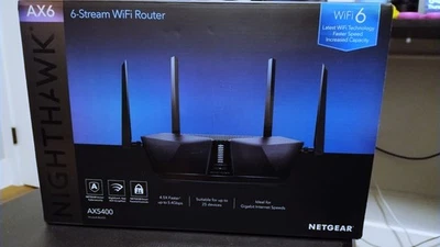NETGEAR RAX50 Dual-Band AX5400 Wi-Fi 6 Router - RAX50-100NAS - Image 1 of 4